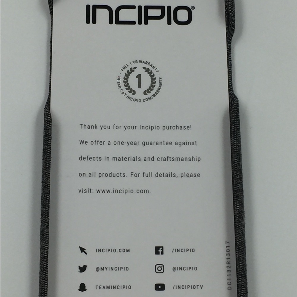 Incipio iPhone X Wrap Phone Case in Gray - Picture 3 of 8